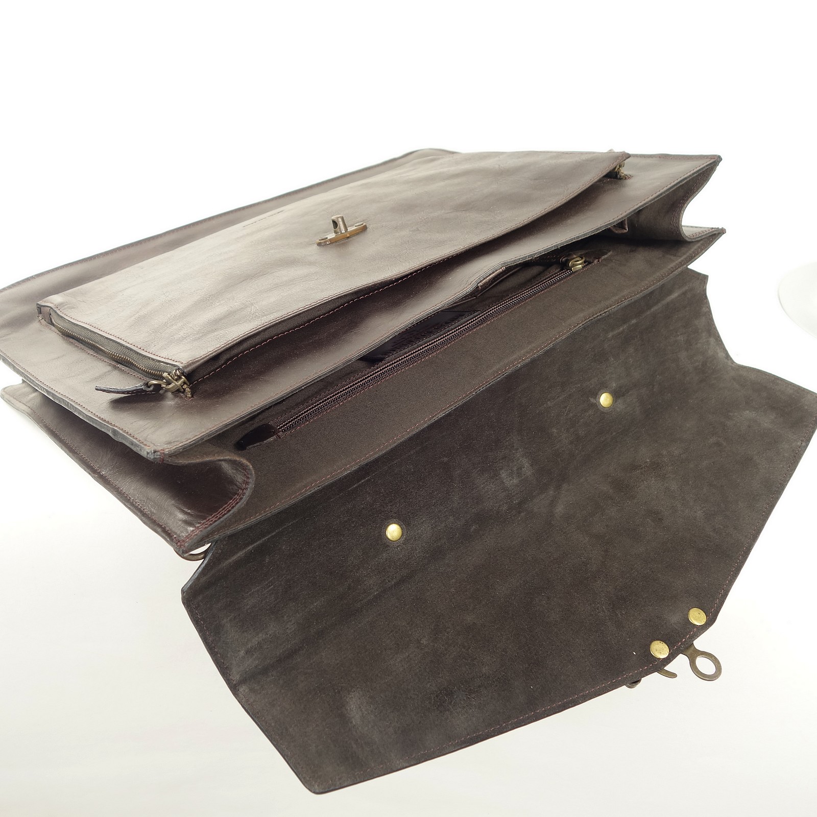 Sacoche cuir pc portable 16' & bandoulière / Royal republiq