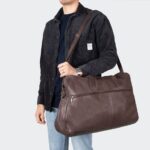 Sac de voyage Melrose cuir marron de Cowboysbag