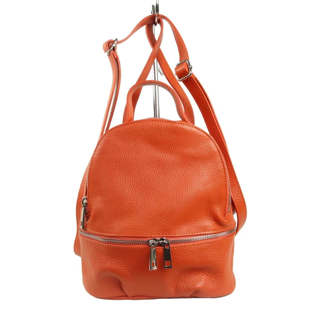 sac a dos femme cuir orange Gabriel