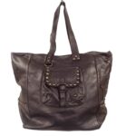 Cabas cuir vintage marron Lili